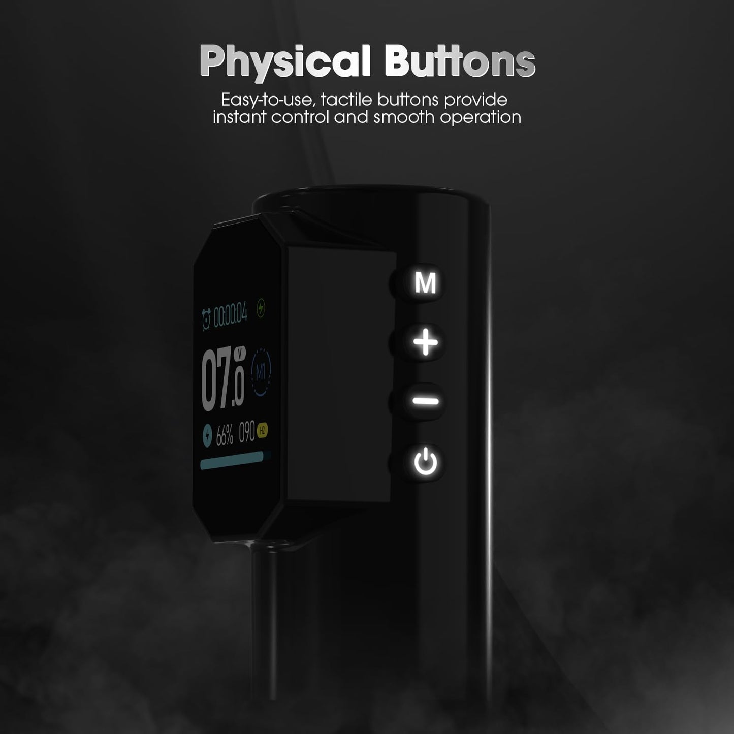 INKin Tattoo Gun 4.0mm Stroke Length, Wireless Tattoo Machine with Ultra OLED Display Screen, Eva Tattoo Pen with 1500mAh Battery Compact Lightweight Design for Tattoo Beginners and Artists