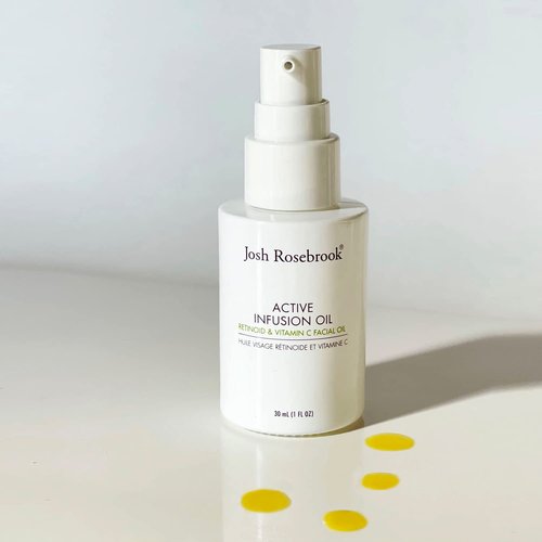 Josh Rosebrook - Active Infusion Oil Retinoid & Vitamin C Facial Serum Improves Skin Texture & Tone, Reduces Fine Lines, Increases Radiance - 30mL - 1 Oz