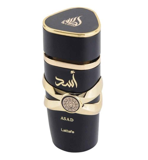 Lattafa Badee Al Oud Sublime Eau de Parfum Spray, Asad Eau de Parfum Spray Bundle, 3.4 Ounce Each