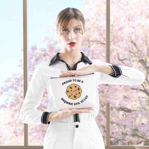 GJTIM Scout Makeup Bag Scout Leader Zipper Pouch Journey Bridging Ceremony Gift