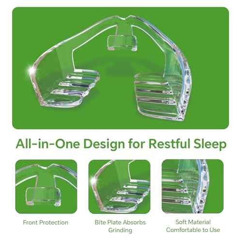 Mouth Guard for Grinding Teeth at Night, 10-Pack Night Guards for Teeth Grinding Comfortable Fit, Universal Size, Individually Wrapped, BPA-Free