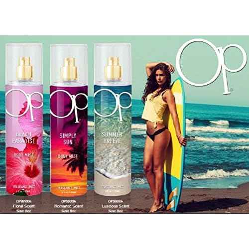 Ocean Pacific Summer Breeze Body Mist for Her, 8 Fluid Ounce