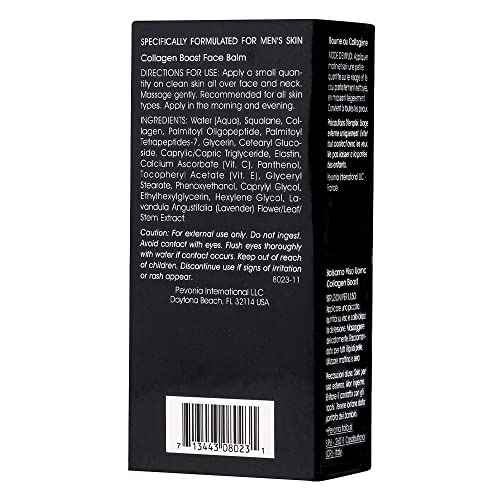 PEVONIA Collagen Boost Face Balm for Him, 1.7 oz