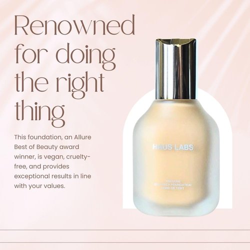 HAUS LABS BY LADY GAGA Triclone Skin Tech Medium Coverage Foundation with Fermented Arnica 330 Medium Cool