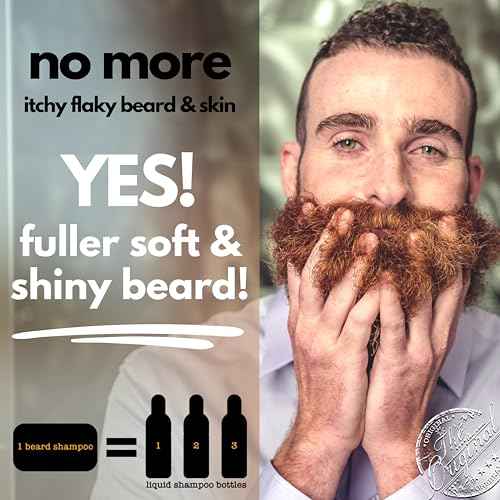 Professor Fuzzworthy's Beard SHAMPOO with All Natural Oils From Tasmania Australia - 120gm