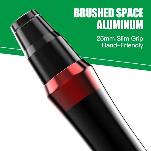 Dragonhawk S4 Wireless Tattoo Pen Kit, Complete Tattoo Machine Gun Kit, Slim Tattoo Pen with Cartridges Needles by Dragonhawklabs, Tattoo Power Supply & Black Tattoo Ink - General Tattoo Kit