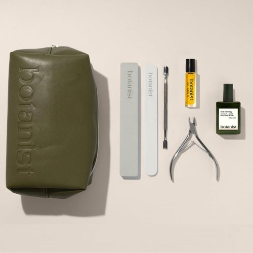 Botanist Nail Strengthening Manicure Kit | Everything Needed for Longer, Stronger Nails | Grow and Strengthen Damaged Nails | Non-Toxic, 84% Plant Based, 21-Free & Vegan (Nude)