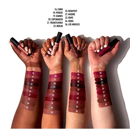 NYX PROFESSIONAL MAKEUP Soft Matte Lip Cream, Lightweight Liquid Lipstick - Cairo (Matte Pure Nude)