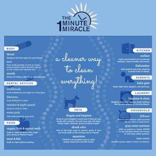 3% Hydrogen Peroxide Medical Food Grade H2o2-12 oz Bottle with 1 oz Bottle Dropper - Recommedned by The One Minute Cure Book. 11 Drops of 3% Equal to 1 Drop of 35% H2o2.
