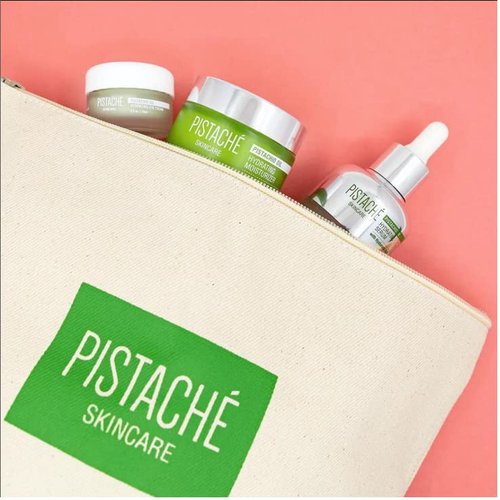 Pistaché Skincare Pistachio Oil Ultimate Face Trio Set | Hyaluronic Acid Face Serum, Eye Cream & Face Moisturizer | Hydrating & Nourishing Skincare