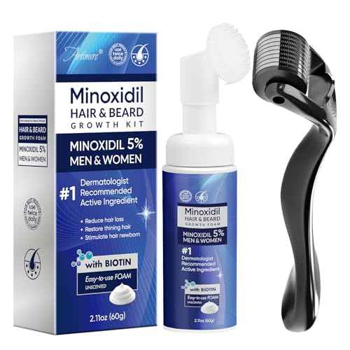 5% Minoxidil Foam for Men and Women, Minoxidil for Men Foam for Hair and Beard, Minoxidil for Women Hair Growth (2 Ounce)