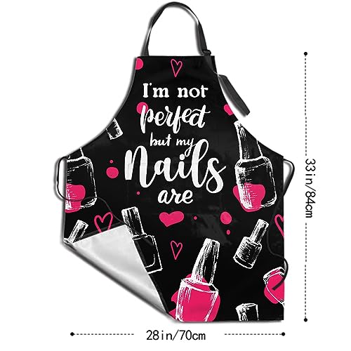 Giwawa Hairstylist Aprons for Women Funny Hair Cutting Aprons for Salons Home