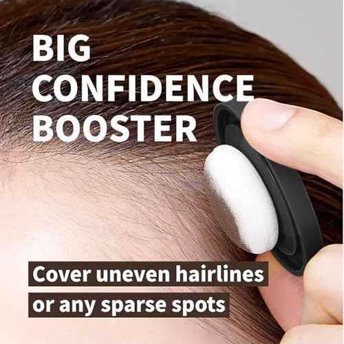 Instant Hair Powder, Hair Powder for Women and Men, Fills in Hairline, Easy to Apply and Color(Dark Brown)