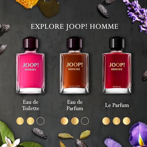 Joop! Homme Eau de Toilette ? Ambery Men's Cologne ? With Notes of Cinnamon, Jasmine, Vanilla & Sandalwood ? Luxury Perfumes for Men ? Long Lasting Fragrance