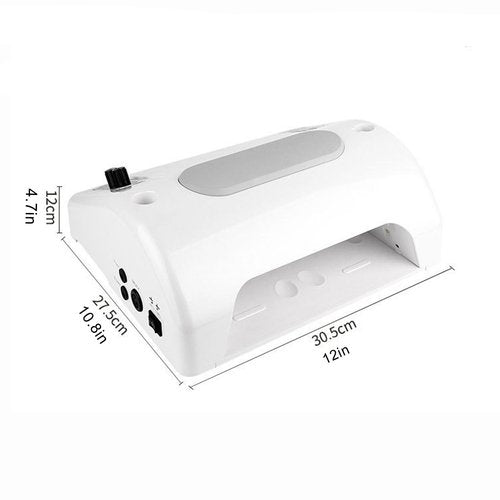 Manicure Machine, 5 in 1 Nail Drill Machine Pro Electric Mani Nail Lamp, Dryer, Vacuum Cleaner, Nail Dust Collector, Nail Drill, Nail File Mani Polisher, LED Nail Lamp