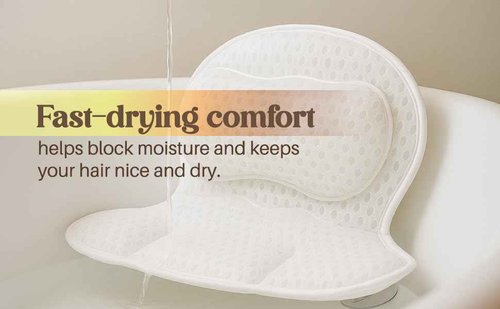 Conscious & Classy -Bathtub Tray and Pillow Set | Bath Accessories for Home Spa - Includes Machine Washable Headrest and Expandable Plastic Caddy - Perfect Stress Relief & Self Care Gift