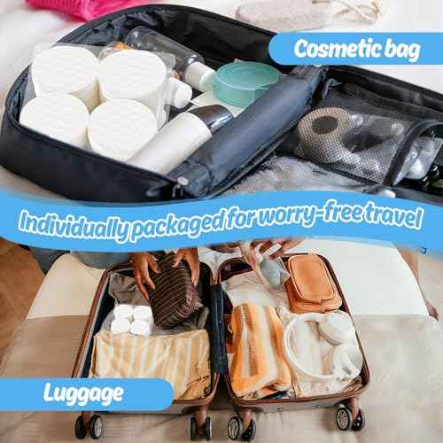 320PCS Cotton Rounds - Cotton Face Pads Organic Cosmetic Exfoliating Rounds Bulk Makeup Pads for Face, Eye, Makeup, Remover, Cleansing, Exfoliating