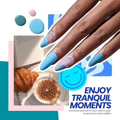 Beetles Gel Nail Polish Kit with U V Light - 68 Pcs Gel Nail Kit 35 Colors Emotional Spectrum Set with Base Matte&Glossy Top Coat Soak Off DIY Manicure Tools Set Christmas Gifts for Women Teens Girls
