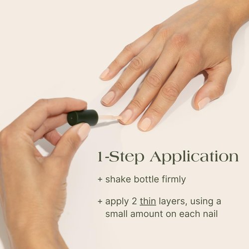 Botanist Nail Strengthening Manicure Kit | Everything Needed for Longer, Stronger Nails | Grow and Strengthen Damaged Nails | Non-Toxic, 84% Plant Based, 21-Free & Vegan (Nude)