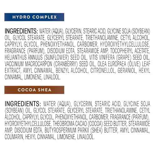 Suave Lotion Variety Pack ? Advanced Therapy Hydro Complex & Nourishing Lotion Cocoa Shea, Moisture-Rich Body Lotion for Extremely Dry Skin, 3 Oz Ea (2 Piece Set)