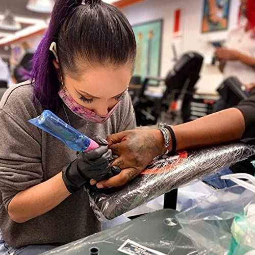 Mast Tour Wireless Tattoo Gun Machine Kit - Complete Tattoo Kit for Beginners 2 Batteries Power Supply 20Pcs Cartridges Needles for Lining Shading