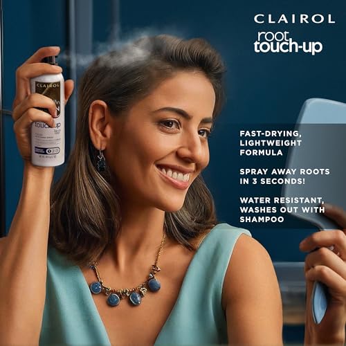 Clairol Root Touch-Up by Nice'n Easy Temporary Hair Coloring Spray, Medium Brown Hair Color, Pack of 1