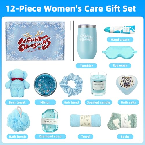 Advent Calendar for Women 2025-12 Days of Christmas Advent Calendar Unique Lavender Spa Gifts Basket Set, Creative Christmas Gifts for Women, Mom, Wife, Sister, Includes Coffee Mugs, Scented Candle