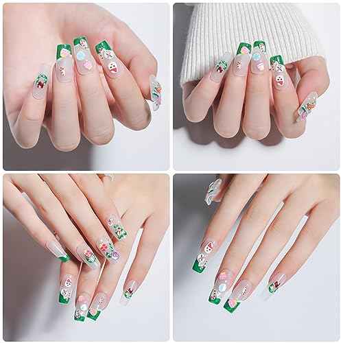 5000PCS Nail Art Slices, Cute Design, 3D Polymer Clay, DIY Craft Slices (Christmas)