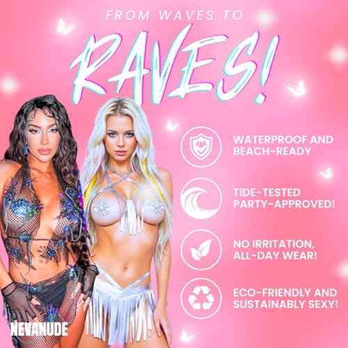 Neva Nude Face and Body Glitter Keychain - Chunky Loose Glitter for Festivals, Raves, and More | Cosmetic Grade | Super Sparkly (Trixie Pixie Gunmetal Holographic Glitz Grenade)