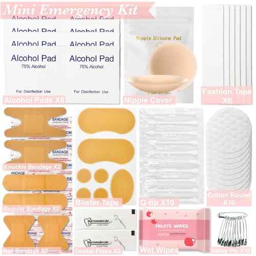 ARK Survivor Women's Wedding Emergency Kit 39 Essential Items for Brides Team Bride All in One Travel Kit Personal Care Women's Travel Set
