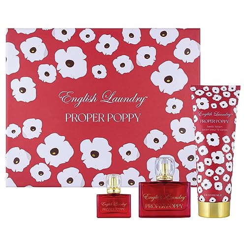 English Laundry Proper Poppy 3.4 fl. oz Eau de Parfum Gift Set for Her