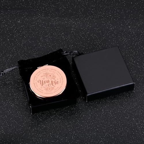 Christian Gifts for Teen Girls Women Faith, Baptism Gifts for Teen Girl, Confirmation Gift Compact Mirror for Teenage Girls Girlfriend Wife Friend Daughter, Pocket Mirror for Women Christmas Baptisms