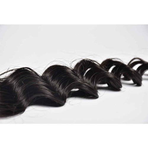 Brazilian Loose Deep 2x6 Lace Closure 100% Unprocessed Human Virgin Hair Pre Plucked Loose Deep Wave Pre-Plucked Hairline Frontal Closure Natural Black With Baby Hair (20inch, 2x6 loose deep closure)