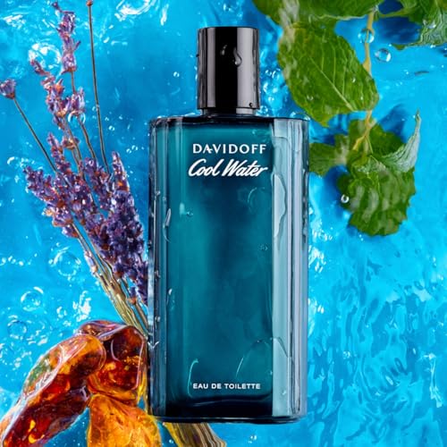 Davidoff Cool Water Eau de Toilette ? Aromatic Men's Cologne ? With Notes of Coriander, Mint, Lavender & Amber ? Long Lasting Fragrance