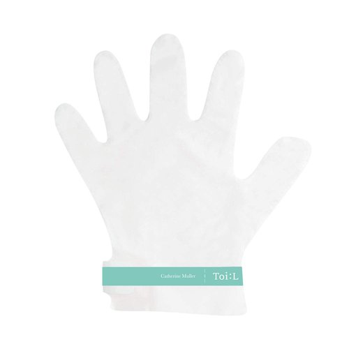 Catherine Muller Floral Hand Mask 8 Pairs, Moisturizing Gloves for Dry Hands with Elder Flower & CICA, Repairing and Nourishing Hand Care Treatment for Cracked, Rough, and Dry Skin, Stocking Stuffers