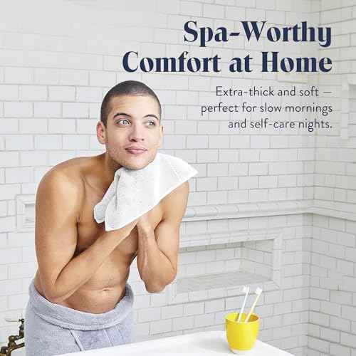 Brooklinen Super-Plush Turkish Cotton Washcloths Set of 2 Cotton, 820 GSM, Highly Absorbent, Machine Washable, Perfect for Home & Bathroom (13" x 13", White)