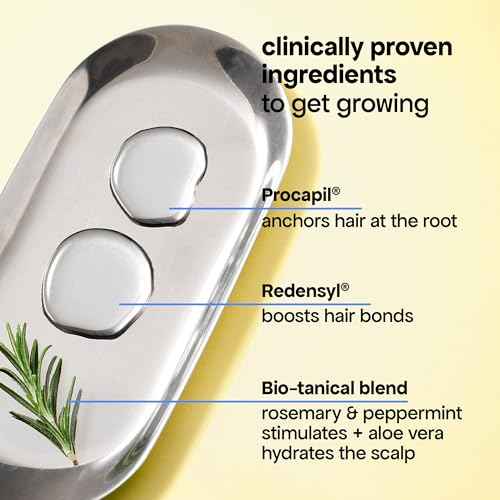 BondiBoost HG Anti-Thinning Shampoo Conditioner Set [16.90 fl oz each], Clinically Tested to Promote Fuller + Thicker-Looking Hair for Women & Men, Procapil, Redensyl & Rosemary Formula, Sulfate-Free