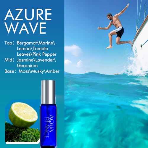 Mens Body Spray, Travel Size Body Spray For Men, long lasting, 3-Pack Set, each 2.1 Fl Oz, Notes of Lemon, Amber, Oud, Leather