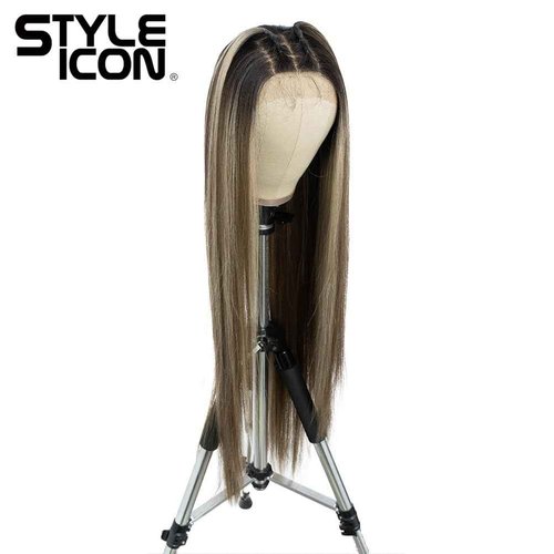 Style Icon 36” Super Long 13x4 Lace Wig Easy-360 Lace Frontal Wigs Free Part Lace Front Wigs with Baby Hair (36“, NTSN4/UN9/12R)