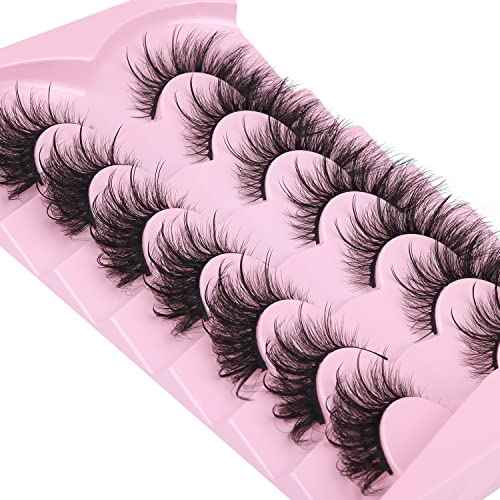 Fox Eye Lashes Wispy Faux Mink Lashes Volume Fairy Cat Eye Lashes That Look Like Extensions Spiky Fake Eyelashes Natural Look