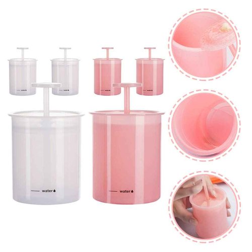 FRCOLOR 30pcs Face Wash Foam Maker Manual Facial Foam Cup Form Whip Maker Rich Cream Bubble Maker Skincare Tool for Travel Household