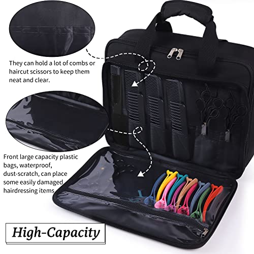 Hair Dryer Bag Barber Carrying Case Barber Tool Bag Hairstylist Traveling Case Hairdressing Tool Storage Case Cosmetology Organize Hair Salon Equipment Blow Dryer