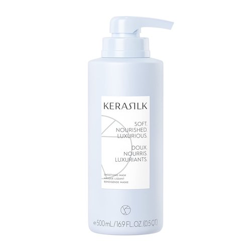 Kerasilk Smoothing Mask | Tames Frizz & Smooths Strands |Intensely Nourishes & Deep Conditions | For Coarse, Frizzy & Unruly Hair | Improves Manageability for All Hair Types & Textures | 500ml