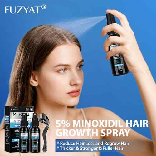 5% Minoxidil Hair Growth Spray Kit, Minoxidil for Women Hair Growth, Minoxidil for Men Hair Kit.
