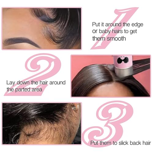 Goiple Wax Stick for Hair, Hair Pomade Stick Long-Lasting Styling Wax Stick, Hair Wax Stick Smoothing & Slick Stick for Hair Wigs, Styling Waxes for Fly Away & Edge Frizz Hair (2.7 oz)