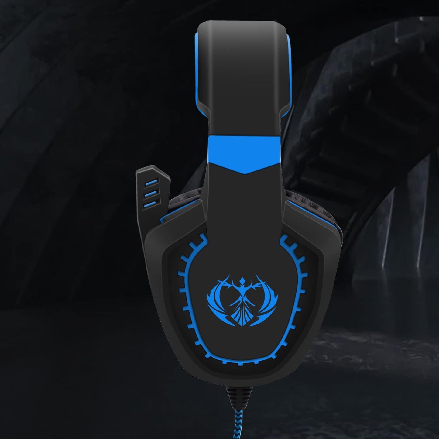 Anivia AH28 Over Ear Headphones Wired Stereo Computer Headsets Gaming Headset with Mic, Bass with Volume Control, Noise Isolating for Multi-Platforms