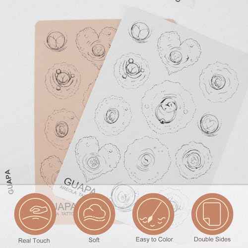 3PCS 3D Silicone Areola Tattoo Practice Pads ? 1.5mm Thick Realistic Tattoo Nipple Training Tool for Areola Temporary Tattoo Training (3PCS Pink Pad)