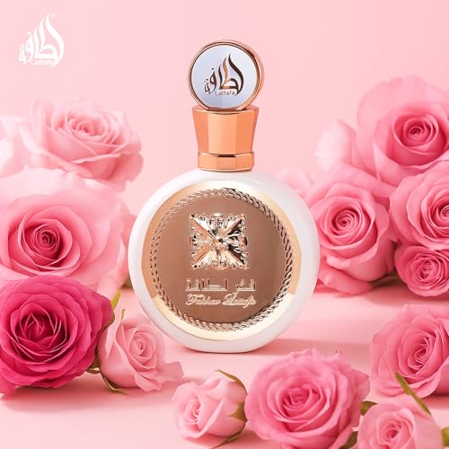 Lattafa Fakhar - Floral, Fruity Fresh, Sweet - Eau de Parfum Long-Lasting Fragrance for Women, 3.40 Ounce / 100 ml
