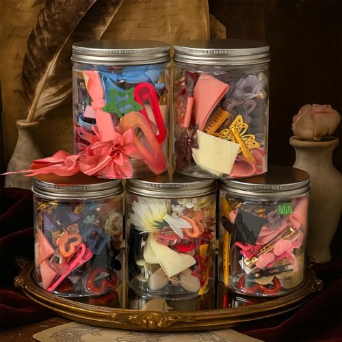 50Pcs Hair Clips Mystery Box - Surprise Box for Women£¨Metal, Snap, Flat, Flower &Y2k Styles Hair Clips, Barrettes, Claw Clips and Hair Bows £© -Trending Styles Bulk Gift Set