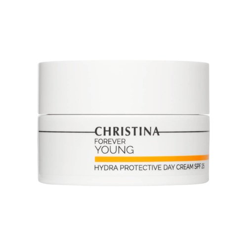 Christina Forever Young Hydra Protective Day Cream SPF 25-50ml - UVA/UVB, Non-Comedogenic and Lightweight Face Moisturizer with Sunscreen for Combination, Dry, Normal, Oily & Sensitive Skin